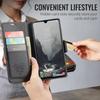 Magnetic Wallet Case for Samsung Galaxy A27, PU Leather Flip Cover, RFID Blocking Card Holder, Kickstand, Shockproof Slim Case