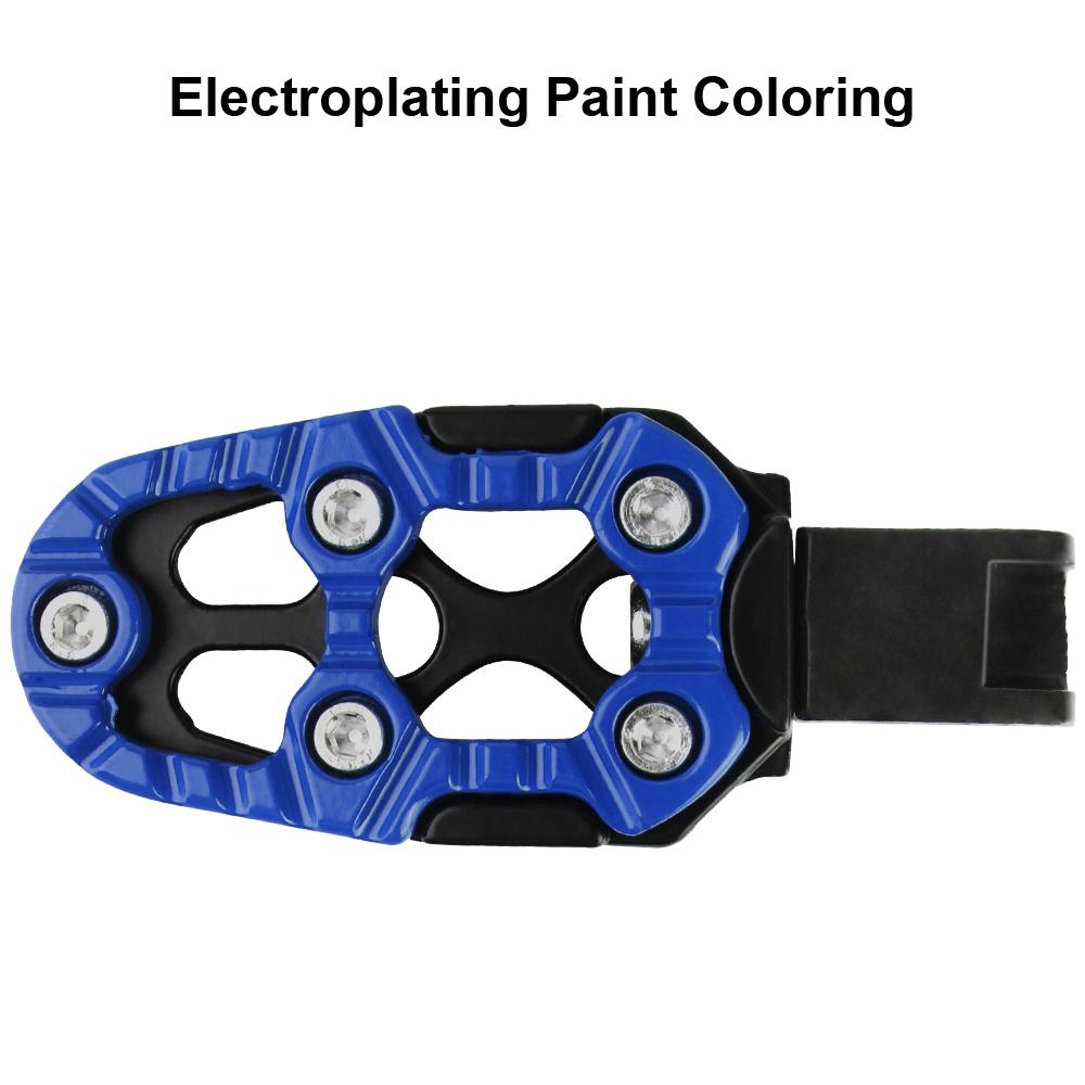 CNC Footpegs Pedals Modified Parts Universal Aluminium Alloy Dirt Bike Foot Pegs Foot Rest Pedal Motorcycle Pedals For Pit Dirt Bike Electric Bikes