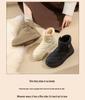 Women's Winter Leather & Fur Snow Boots with Extra Velvet, Thick Insulation, Non-Slip, Waterproof Design