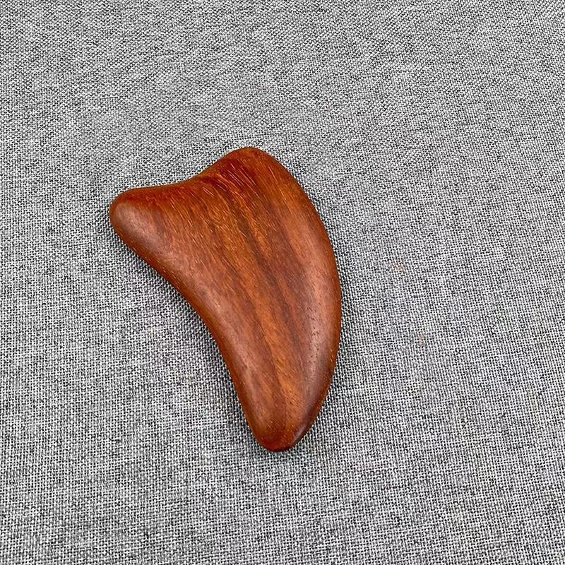 Gua Sha Board Rosewood and Chicken Wing Wood Facial and Body Scraping Tool for Facial Lifting, Massage, and Physical Therapy