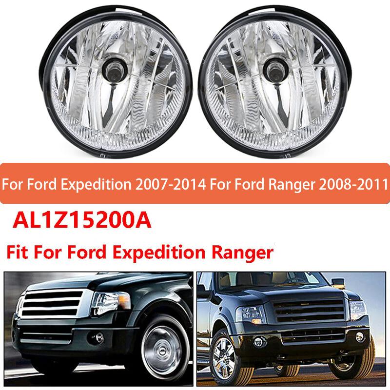 Fog Lamp Assembly White For Ford Expedition 2007-2014 Ranger 2008-2011 Front Bumper Anti Fog Light AL1Z15200A AL1Z15200B
