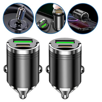 Mini Car Charger USB Type C Car Phone Charger Fast Charging For IPhone Quick Charge Adapter For Xiaomi