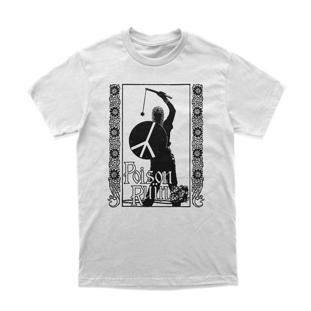 Unisex Short Sleeve Crew Neck Cotton T Shirt Poison Ruin Peace XXXL