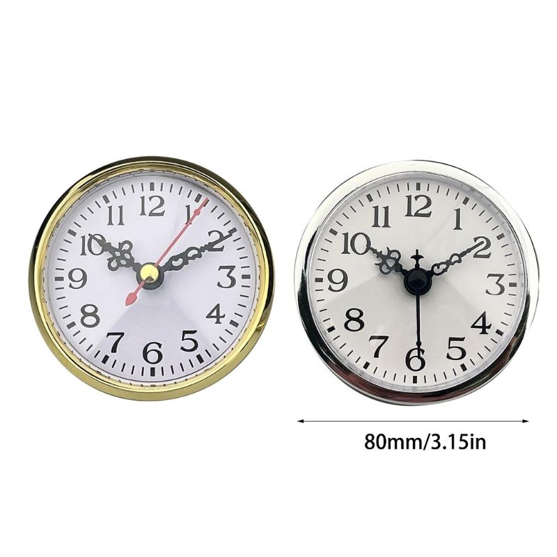 Diameter 80mm Circular Inlaid Watch Head, Crystal Handicraft, Clock Gallbladder Watch Cores