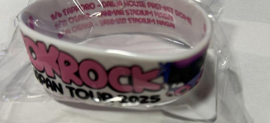 ONE OK ROCK 2025 DETOX JAPAN Merchandise Rubber Band (White)