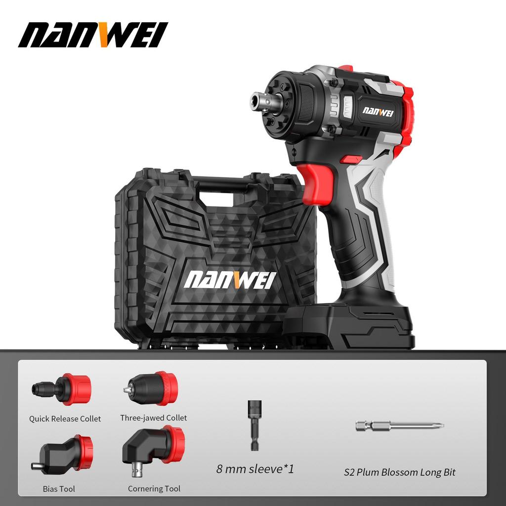 NANWEI Multi-head - Electric Screwdriver with Brushless Motor