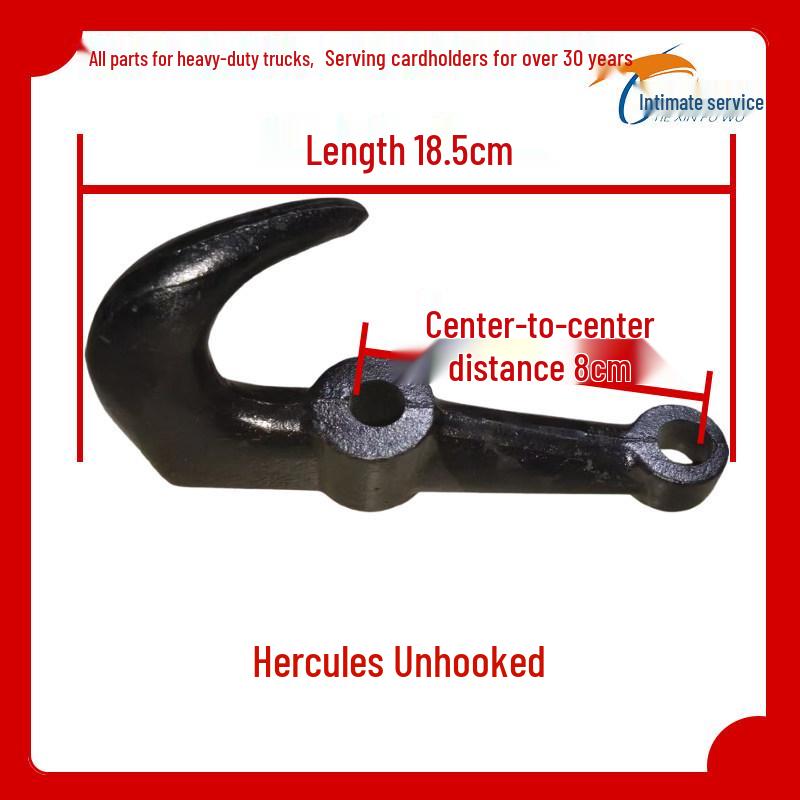 

Compatible with Dongfeng Tianlong VL/KL/KX/Tian Jin - Front Tow Hook, Original Detachable & Thickened Standard