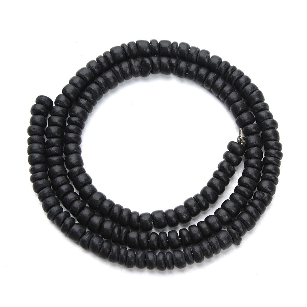 5mm 8mm 10mm Round Natural Wood Spacer Beads Wooden Prayer Beads for DIY Necklaces Bracelets Jewelry Making Supplies