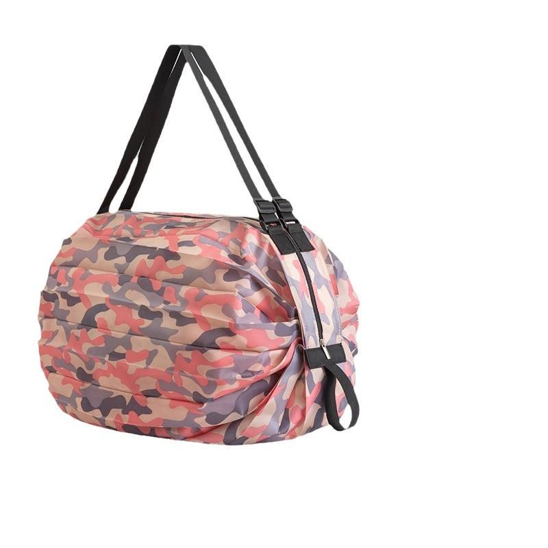 Japanese Accordion Spring Roll Foldable Shopping Bag: Large Capacity, Portable Handbag, Organizer