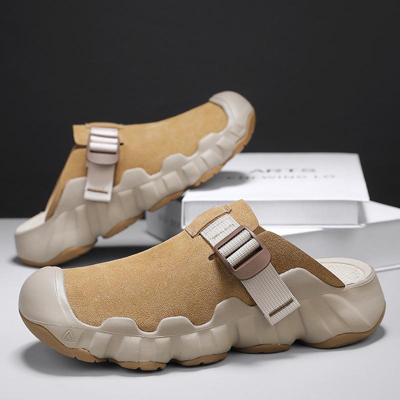 Fashion Man Women Fashion Flats Slippers Causal Summer Sandals Sneakers 2025 Trend New Slingback Flip Flops Walking Mujer Zapatos