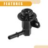 Fuel Injection Pressure Regulator No.35301-39410 - Car Fuel Pressure Regulator - for Kia Sorento 2003-2006 Metal Black - 1 Pc