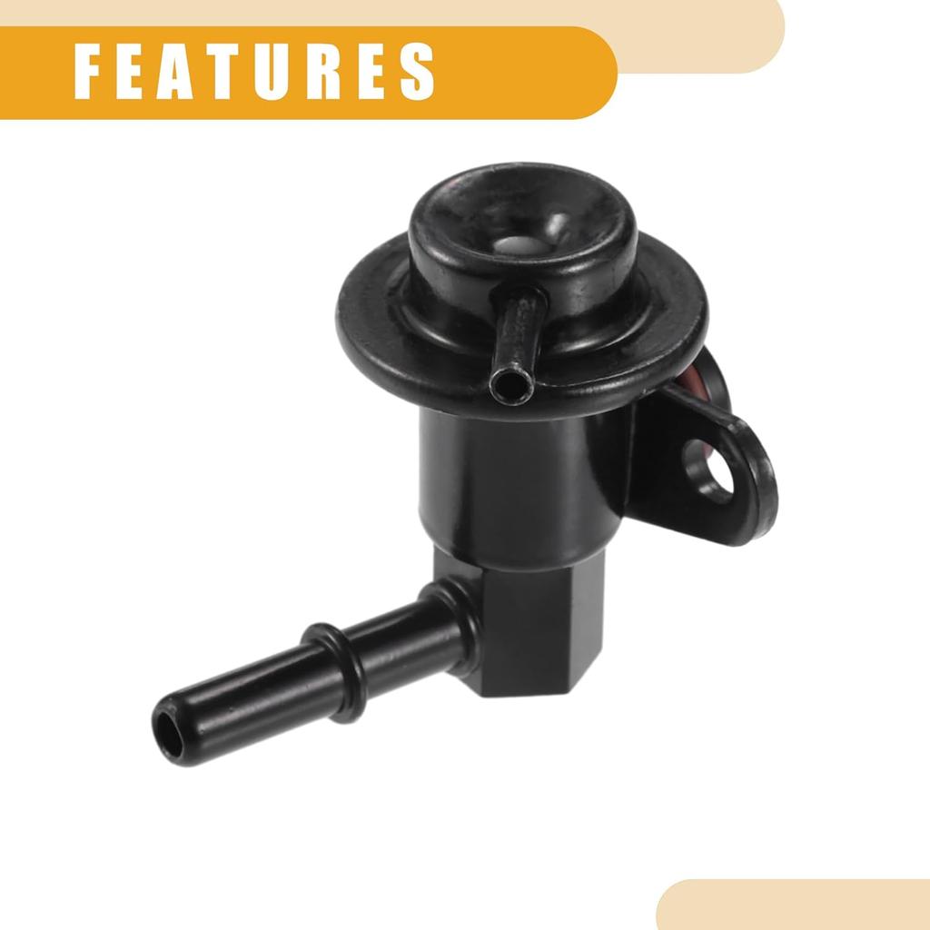 Fuel Injection Pressure Regulator No.35301-39410 - Car Fuel Pressure Regulator - for Kia Sorento 2003-2006 Metal Black - 1 Pc