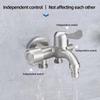 with Washing Machine Outlet Stainless Steel Faucet Angle Valve Faucet  Outdoor Bathroom
