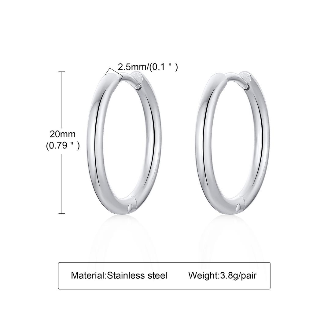 Dainty Hoop Earrings, Delicate Minimalist Hoops Earring, STAINLESS STEEL Hoops,11mm,20 Mm,25mm Unisex Huggie Hoops Earing