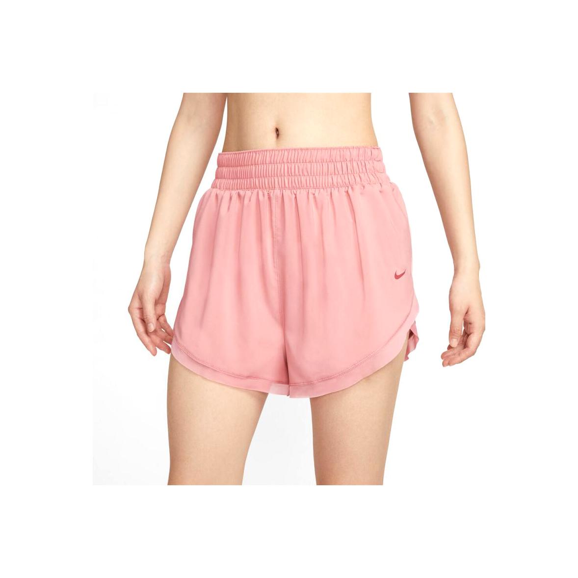 Nike Swoosh ASWNK One DF HR 3In Удобные Эластичные С Логотипом Бренда Повседневные Спортивные Шорты Женские шорты HV3504685 XL