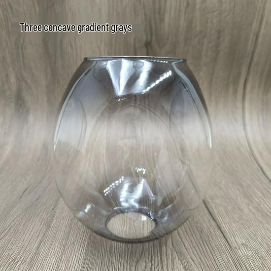 Amber Gradient Glass Chandelier - European Style Molecule Design for Living or Dining Room