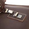 Men's Vintage Genuine Leather Cowhide Briefcase: Crazy Horse Leather Handbag & Shoulder Bag for Casual and Business Use.