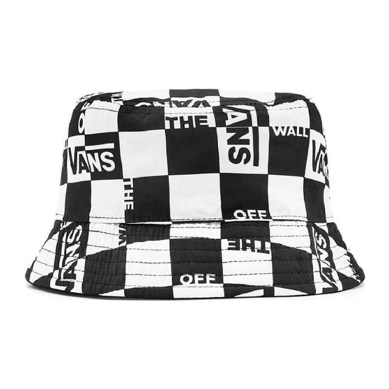 Vans Checkerboard Reversible Fisherman Hat Unisex Hats Black VN0A4UTLBLK