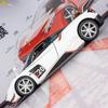 1/32 Simulation Pagani BC Alloy Supercar Model, Doors Can Be Opened with Sound and Light, Car Ornaments