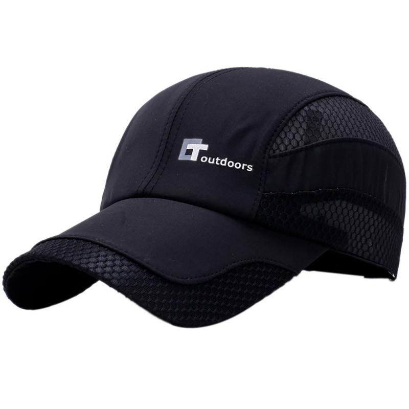 Mesh Cap Men Lady Letter Embroidery Cotton Polyester 50+ Sunshade Quick Dry Anti-UV Adjustable Hats