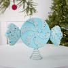 Colorful Icing Design Candy Christmas Tree Topper Festival Party Scene Decoration  New Year