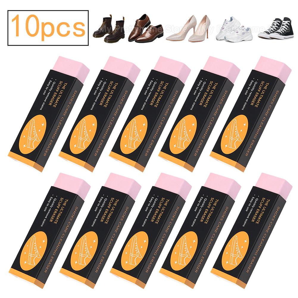 10-3pcs Eraser Shoe Brush Rubber Block Shoes Cleaning Erase Decontamination Shoe Brush Suede Sheepskin Leather Cleaning Brush