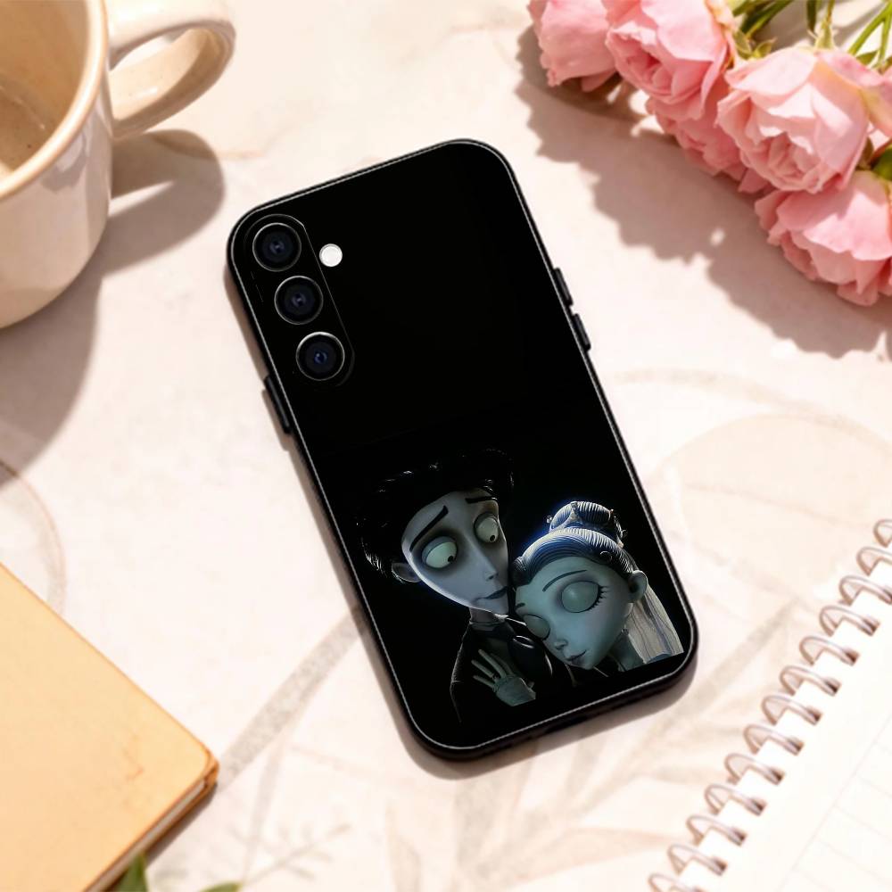 COOL C-Corpse B-Bride Victor Phone Case For Samsung Galaxy A73,A72,A71,A70,A53,A52,A51,Others Soft Black Shell