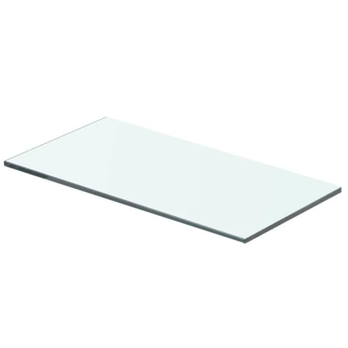 VidaXL Panneaux d'étagère 2 pcs Verre Transparent 40 x 15 cm