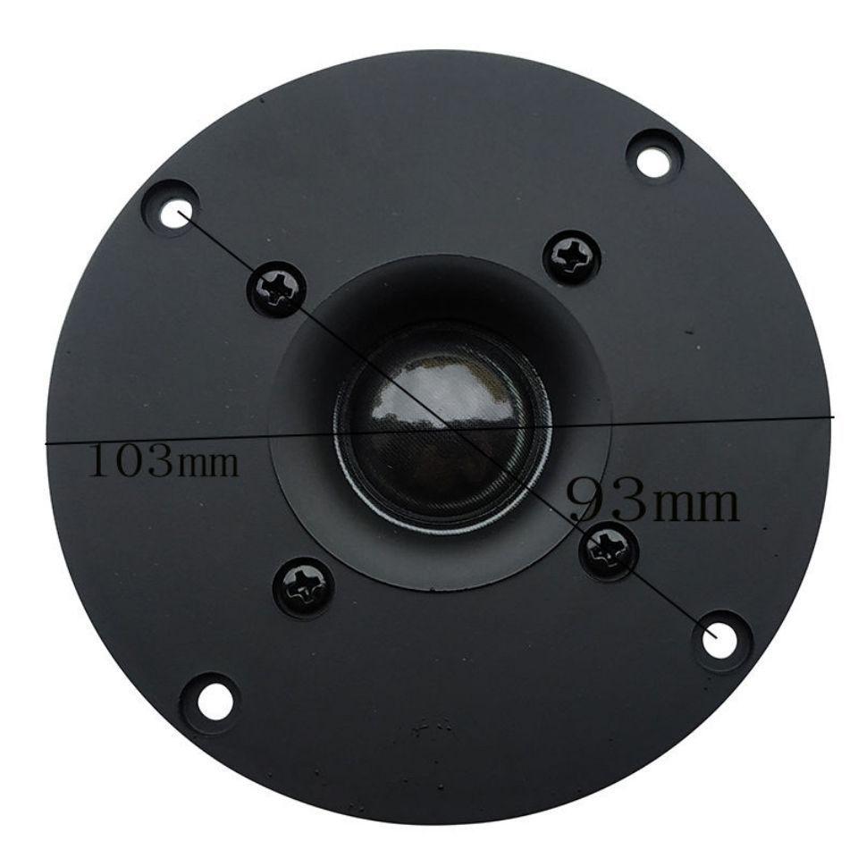 Magnetic Stock Fever: 4-Inch Silk Diaphragm Oil-Immersed Tweeter with Large Magnet for a Delicate Listening Experience