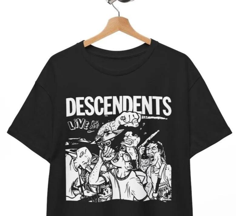 Unisex Short Sleeve Crew Neck Cotton T Shirt Descendents Tour M