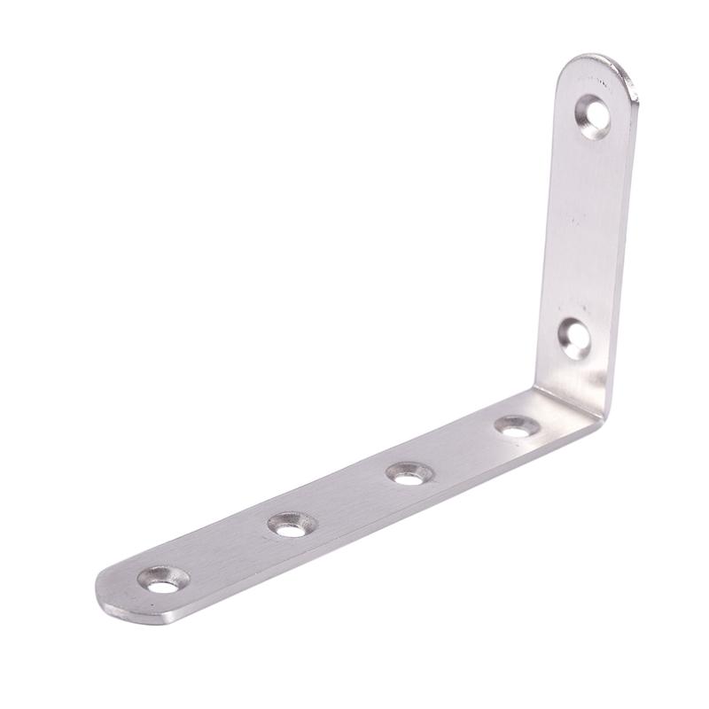 Promotion! 125x75mm L Shape Stainless Steel Shelf Corner Brace Angle Bracket