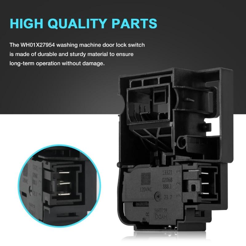 WH01X27954 for Ge Washer Lid Lock Switches,290d1580p004 for GE and HotpointTop Load Washing Machine Door Lock