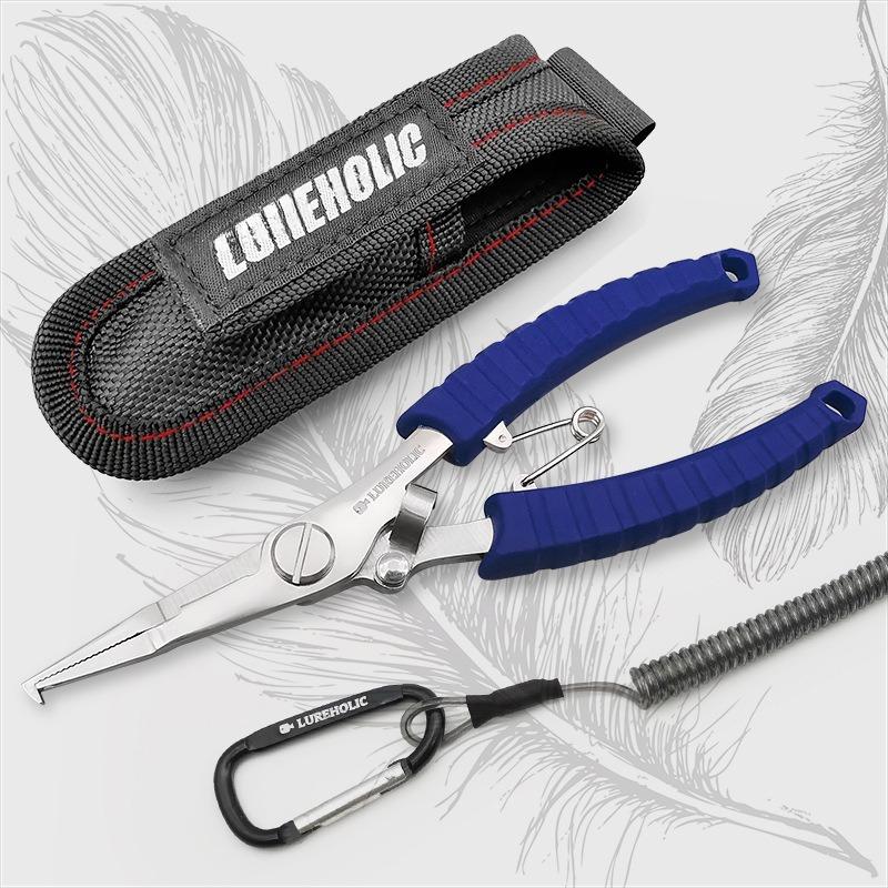 Multi-functional lull pliers, a popular outdoor fishing accessory for cutting lines, unhooking and opening loops