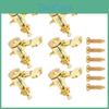 6pcs Locking Guitar Tuning String Peg Metal Sealed Tuner Head Key Set Kit For Electric Nhxf6 Right
