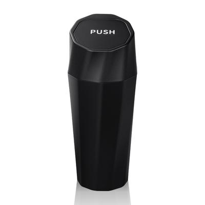 DUARPLAST Car Trash Drink Holder Trash Ashtray Electronic Cigarette Ashtray Console Storage Large Capacity Odorless Car Accessories (Black)