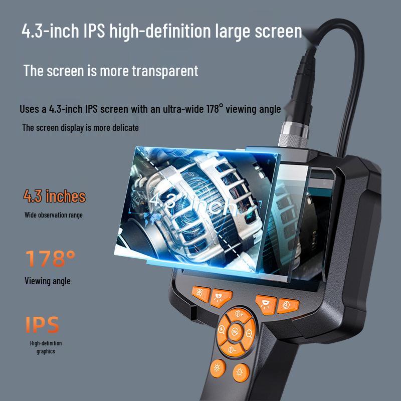 4.3" IP67 HD Screen Handheld Car Diagnostic Pipe Camera Endoscope