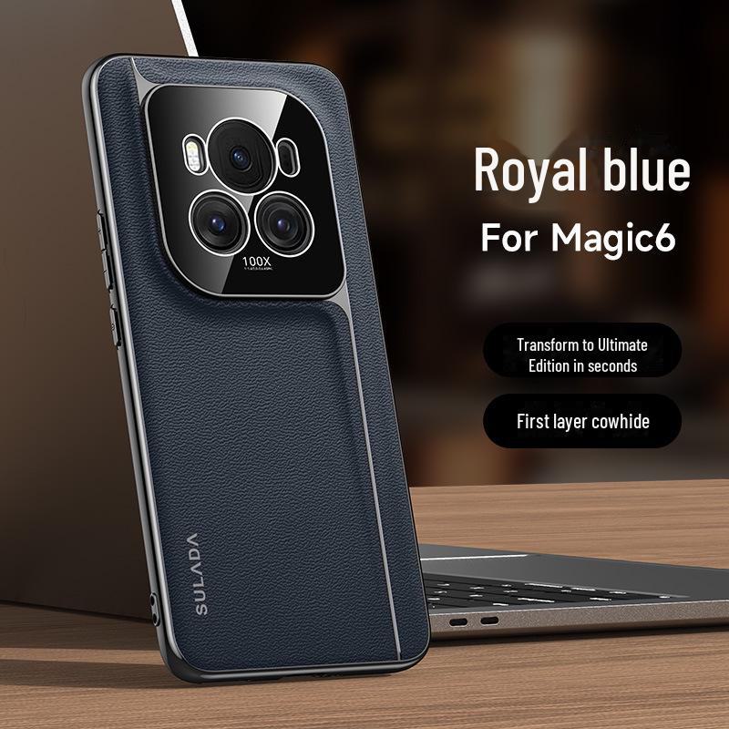 

Чехол Honor Magic6 Pro Anti Fall из натуральной кожи Honor Magic6 Pro