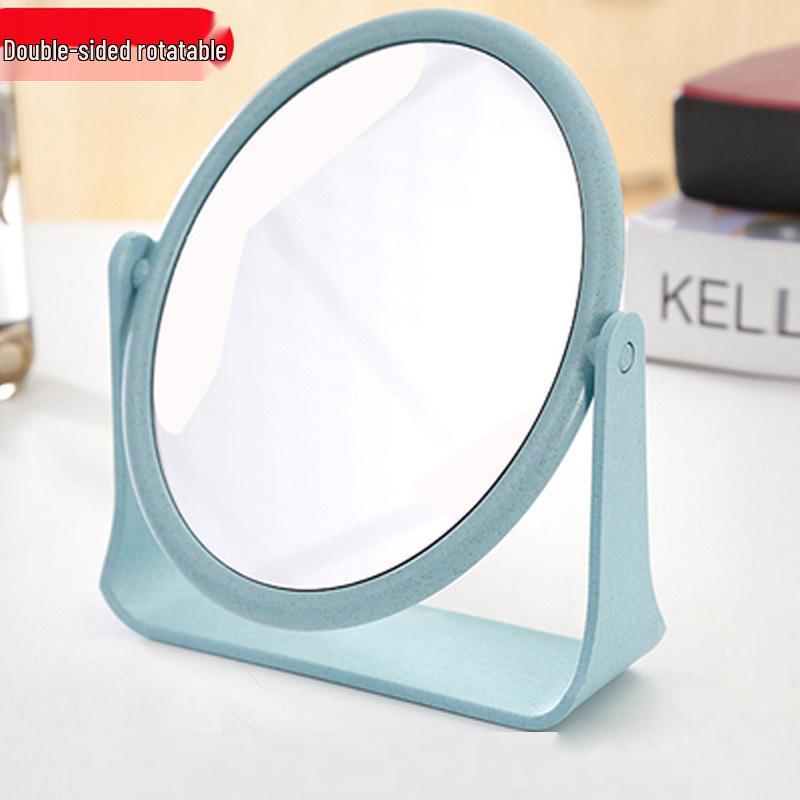 Portable Double-Sided Rotatable HD Desktop Cosmetic Mirror
