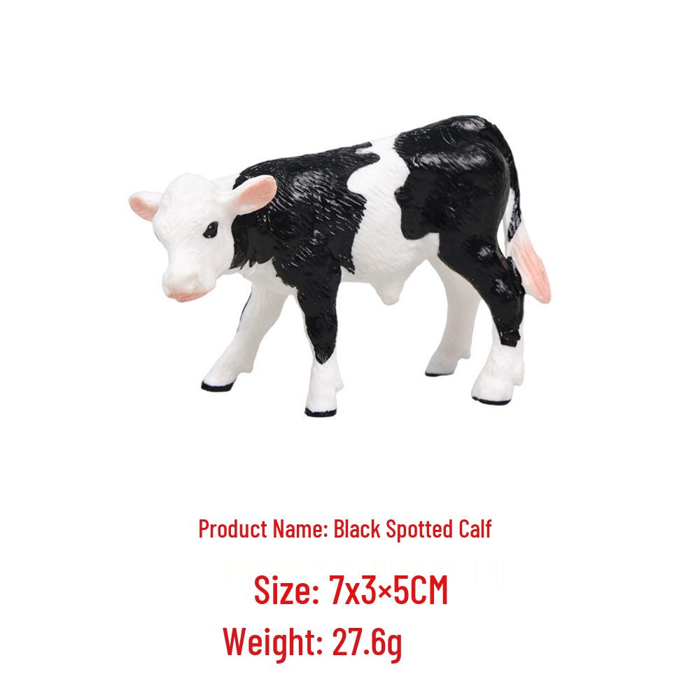 Farm Animal Figurine Set: Cow, Sheep, Chicken, Duck, Goose, Pig, Dog - Early Education Toy