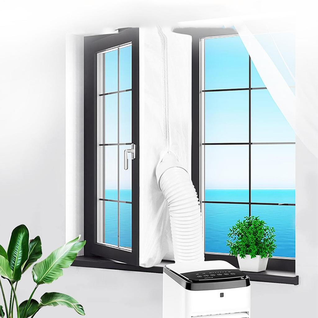Portable AC Window Seal Kit AC Window Vent Sealing Kit Weatherproof Energy-Efficient Air Exchange Guard For Dorm RV Temperature