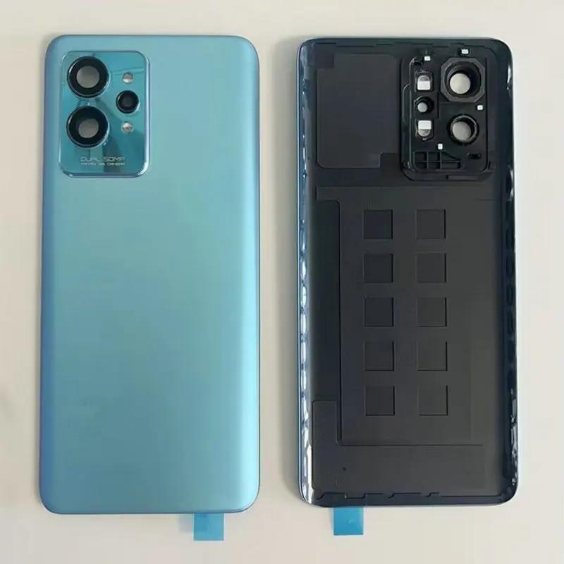 Pentru Realme GT2 Pro Carcasă Spate Sticlă Capac Spate Baterie cu Lentilă Cameră și Adeziv de Înlocuire albastru