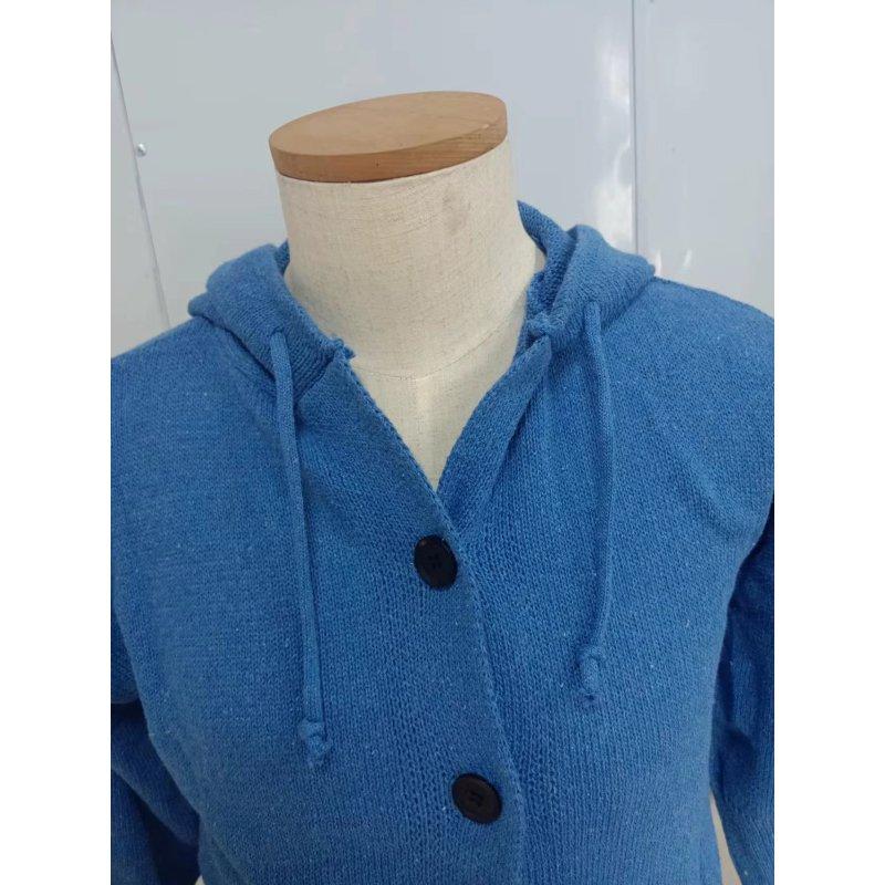 Damen Winter Langarm Übergröße Pullover Kapuzenjacke