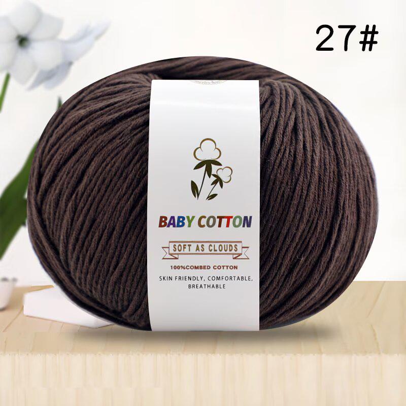 Pure Xinjiang Cotton Yarn for Children's Knitting and DIY Crochet Projects
