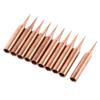 10Pcs Pure Copper Low Temperature Soldering Iron Solder Tips Station Tool 900M T I