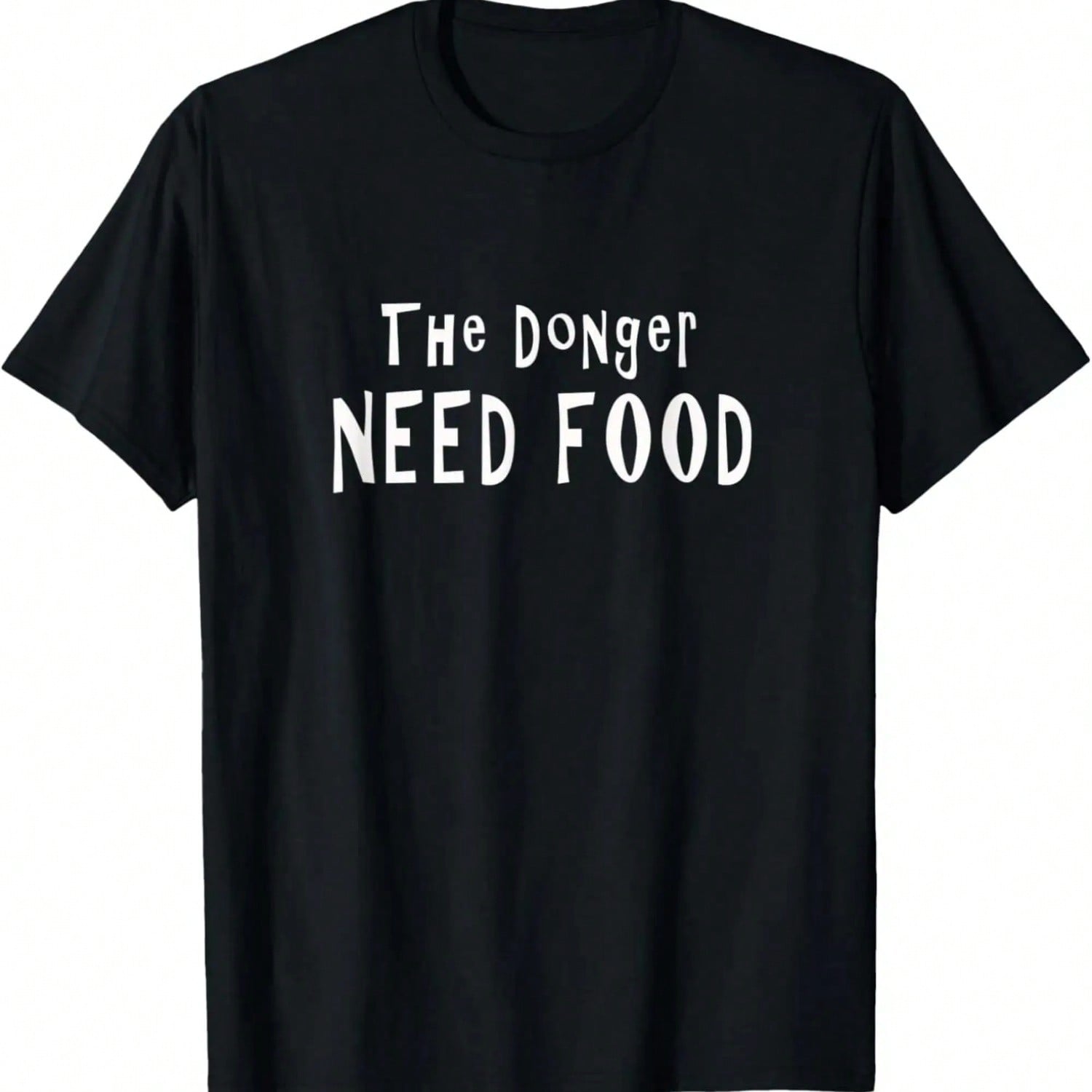The Donger Need Food Funny unisex Wounisex T-Shirt S разноцветный