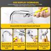 Faucet Bubbler Wrench Installing Tool for Kitchen Sink Bathroom Aerator Dish Basin Sink Nozzle Removal Installation Repair Tool