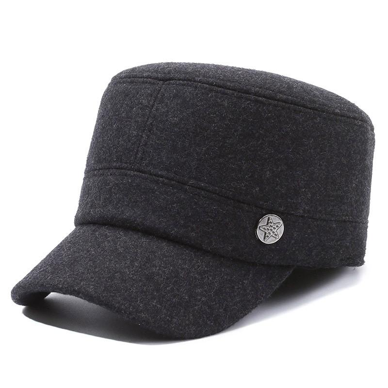 

Шляпы для среднего и пожилого возраста, для больших голов, защищающие уши, зимние, теплые, бархатные, утолщенные серый