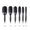 Professional 6pcs/set Black Boar Bristles Round Hair Comb Hairdressing Hair Curler Comb Anti-Static Barber Salon Styling Tools