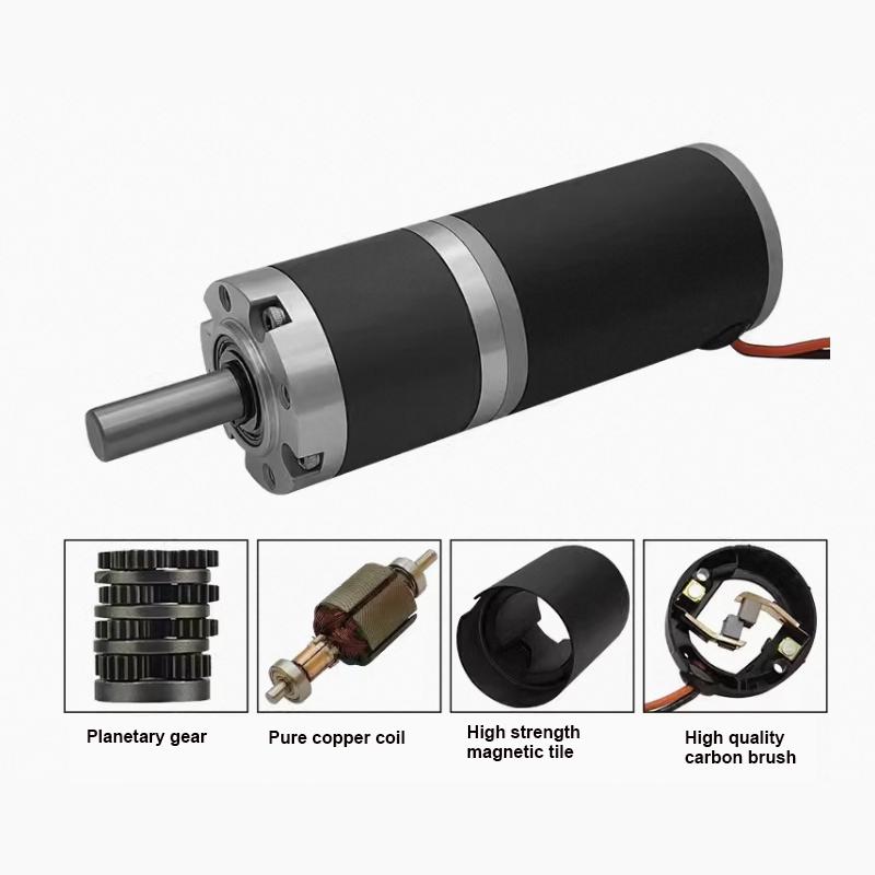 150KG 42MM 4268 42ZY DC Planetary Reducer Motor Planetary Gear 12V 24V Steel Pipe Large Torque Adjustable Low-Speed Small Motor