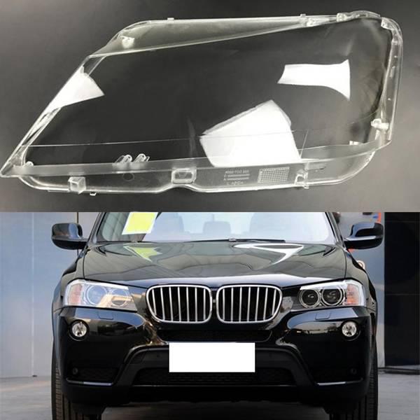 Pair of Headlight Lens Lampshades for 2011-2013 BMW X3 F25